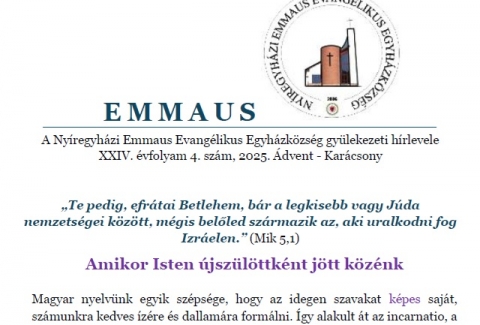 Karácsonyi hírlevél